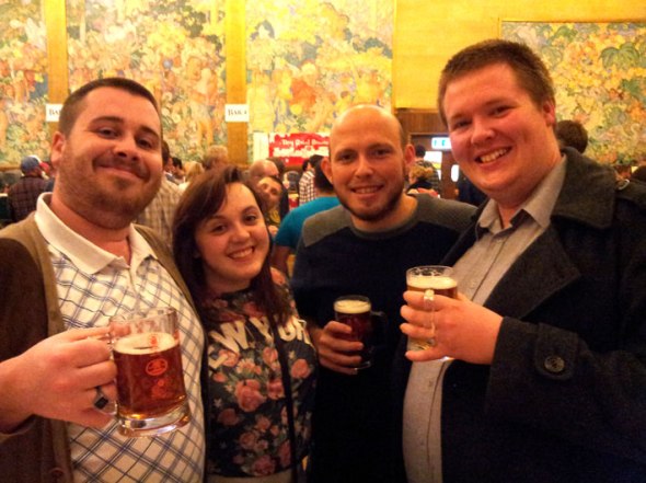 From left Chris Flynn, Gemma Parry, Chris Melvin and Jon May.