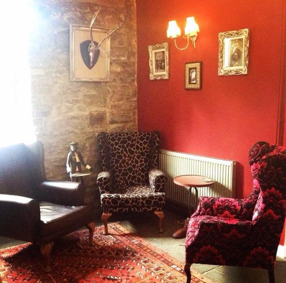 A cosy corner at The Brit.