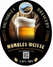 Mumbles Brewery Weisse beer.