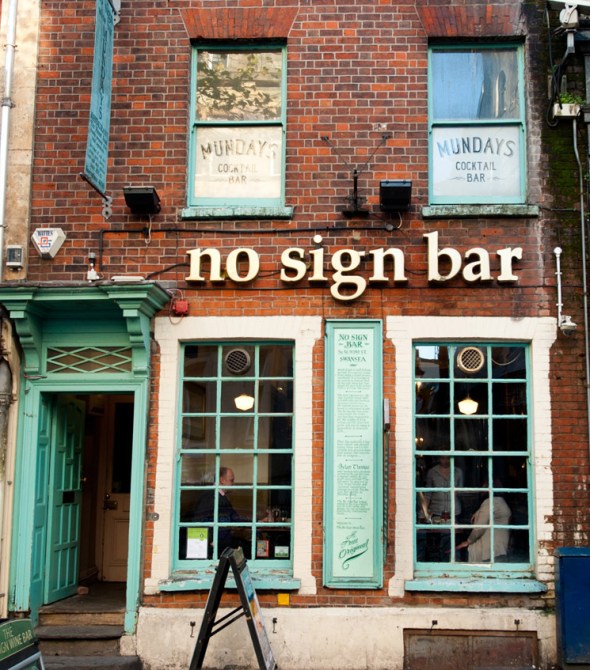 No Sign Bar