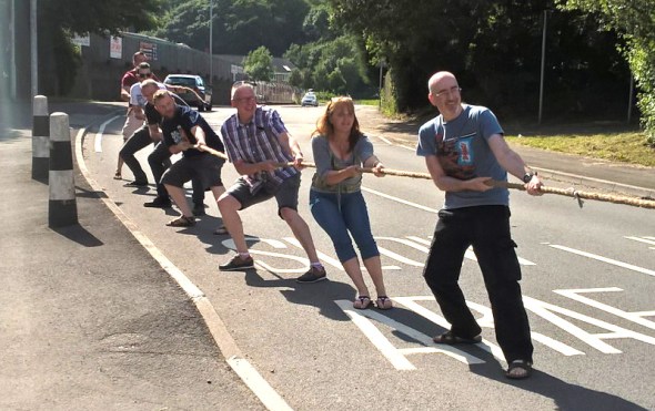 Tug of War at the Brit, Cwmavon