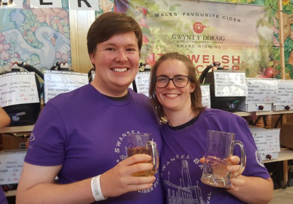 Volunteers at last year's festival.